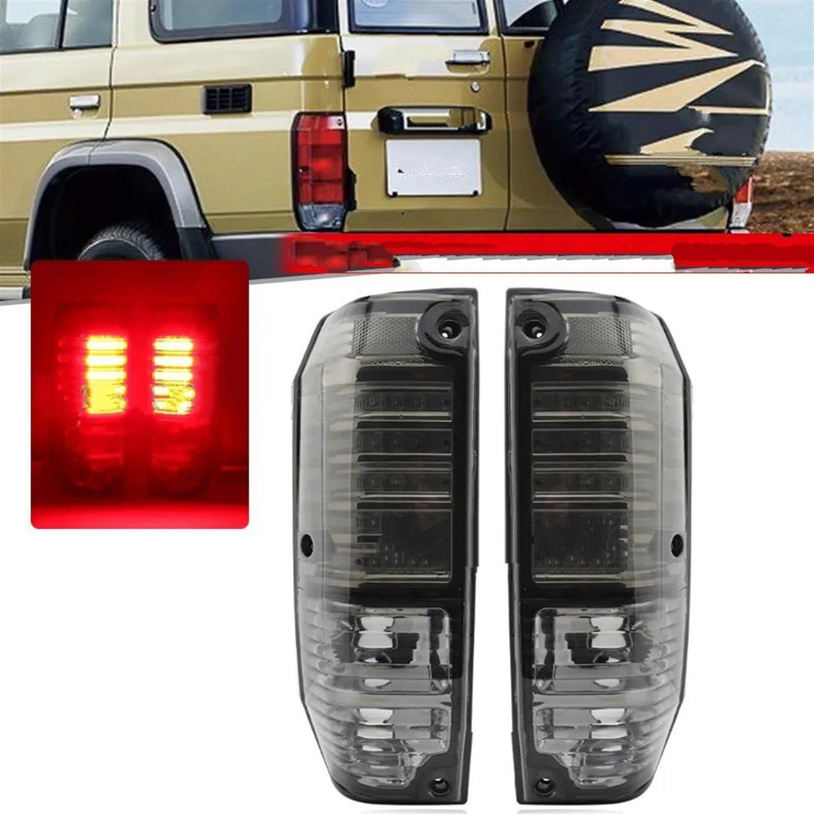 Amazon.co.jp: 車 LED テールライト リアテールライト ために